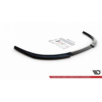 Maxton - Lame Du Pare-Chocs Avant Peugeot 207 Sport Noir Brillant