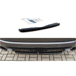 Maxton - Arriere Splitter Ford S-Max Vignale Mk2 Facelift Noir Brillant