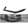Maxton - Street ProLame Du Pare-Chocs Avant Ford Fiesta Mk8 ST / ST-Line Noir-Rouge + Rabats Brillant