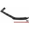 Maxton - Street ProLame Du Pare-Chocs Avant Ford Fiesta Mk8 ST / ST-Line Noir-Rouge + Rabats Brillant
