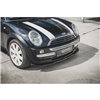Maxton - Lame Du Pare-Chocs Avant Mini Cooper / One R50 Noir Brillant