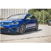 Maxton - Rajouts Des Bas De Caisse V.4 Volkswagen Golf R / R-Line Mk7 Facelift Noir Brillant