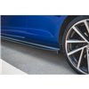 Maxton - Rajouts Des Bas De Caisse V.4 Volkswagen Golf R / R-Line Mk7 Facelift Noir Brillant