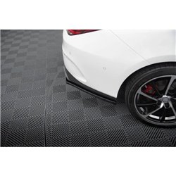 Maxton - Lames De Pare-Chocs Arrière Latérales Mercedes-Benz CLA AMG-Line X118 Noir Brillant