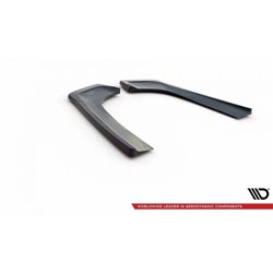 Maxton - Lames De Pare-Chocs Arrière Latérales Mercedes-Benz CLA AMG-Line X118 Noir Brillant