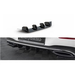Maxton - Diffuseur Arrière Complet Mercedes-Benz CLA AMG-Line X118 Noir Brillant