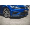 Maxton - Lame Du Pare-Chocs Avant V.9 Volkswagen Golf R / R-Line Mk7 Facelift Noir Brillant