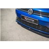 Maxton - Lame Du Pare-Chocs Avant V.9 Volkswagen Golf R / R-Line Mk7 Facelift Noir Brillant