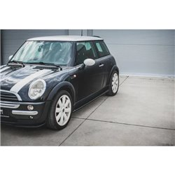 Maxton - Rajouts Des Bas De Caisse Mini Cooper / One R50 Noir Brillant