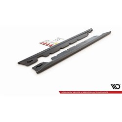 Maxton - Rajouts Des Bas De Caisse Mini Cooper / One R50 Noir Brillant