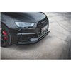 Maxton - Lame Du Pare-Chocs Avant V.4 Audi RS3 8V FL Sportback Noir Brillant