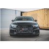 Maxton - Lame Du Pare-Chocs Avant V.4 Audi RS3 8V FL Sportback Noir Brillant