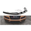 Maxton - Lame Du Pare-Chocs Avant Audi Q7 S-Line Mk.1 Noir Brillant
