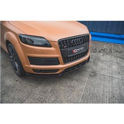 Maxton - Lame Du Pare-Chocs Avant Audi Q7 S-Line Mk.1 Noir Brillant