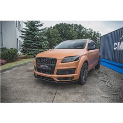 Maxton - Lame Du Pare-Chocs Avant Audi Q7 S-Line Mk.1 Noir Brillant