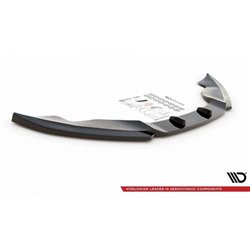 Maxton - Lame Du Pare-Chocs Avant Audi Q7 S-Line Mk.1 Noir Brillant
