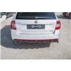 Maxton - Rajout Du Pare-Chocs Arriere V.2 Skoda Octavia RS Mk3 / Mk3 FL Hatchback / Estate Noir Brillant \ Diesel
