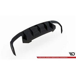Maxton - Rajout Du Pare-Chocs Arriere V.2 Skoda Octavia RS Mk3 / Mk3 FL Hatchback / Estate Noir Brillant \ Diesel