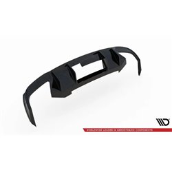 Maxton - Rajout Du Pare-Chocs Arriere V.2 Skoda Octavia RS Mk3 / Mk3 FL Hatchback / Estate Noir Brillant \ Diesel