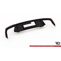 Maxton - Rajout Du Pare-Chocs Arriere V.2 Skoda Octavia RS Mk3 / Mk3 FL Hatchback / Estate Noir Brillant \ Diesel
