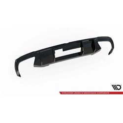Maxton - Rajout Du Pare-Chocs Arriere V.2 Skoda Octavia RS Mk3 / Mk3 FL Hatchback / Estate Noir Brillant \ Diesel