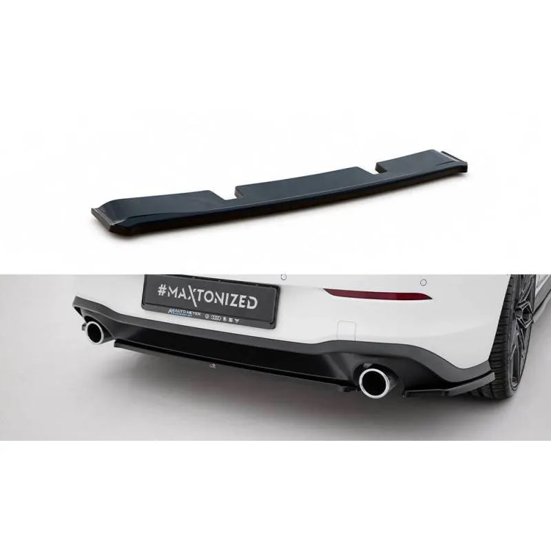 Maxton - Arriere Splitter Volkswagen Golf GTI Mk8 Noir Brillant