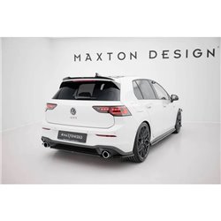 Maxton - Arriere Lame Volkswagen Golf GTI Mk8 Noir Brillant