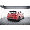 Maxton - Lames De Pare-Chocs Arrière Latérales V.1 Volkswagen Golf GTI / GTE Mk8 Noir Brillant