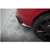 Maxton - Lames De Pare-Chocs Arrière Latérales V.1 Volkswagen Golf GTI / GTE Mk8 Noir Brillant