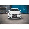 Maxton - Lame Du Pare-Chocs Avant V.1 Lexus IS F Mk2 Noir Brillant