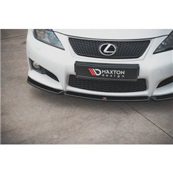 Maxton - Lame Du Pare-Chocs Avant V.1 Lexus IS F Mk2 Noir Brillant