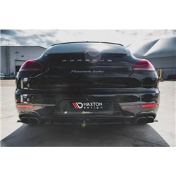 Maxton - Diffuseur Arrière Complet Porsche Panamera Turbo 970 Facelift Noir Brillant