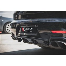 Maxton - Diffuseur Arrière Complet Porsche Panamera Turbo 970 Facelift Noir Brillant