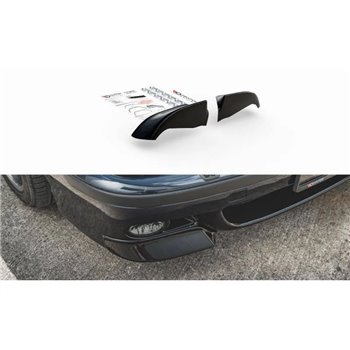 Maxton - Lames De Pare-Chocs Avant Latérales BMW M5 / 5 M-Pack E39 Noir Brillant