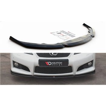 Maxton - Lame Du Pare-Chocs Avant V.2 Lexus IS F Mk2 Noir Brillant