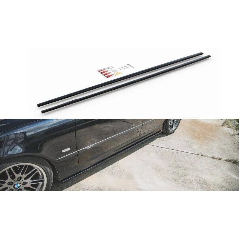 Maxton - Rajouts Des Bas De Caisse BMW M5 / 5 M-Pack E39 Noir Brillant