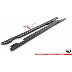 Maxton - Rajouts Des Bas De Caisse V.1 Porsche Panamera Turbo 970 Facelift Noir Brillant