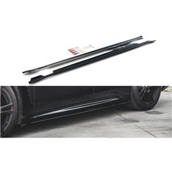 Maxton - Rajouts Des Bas De Caisse V.2 Porsche Panamera Turbo 970 Facelift Noir Brillant