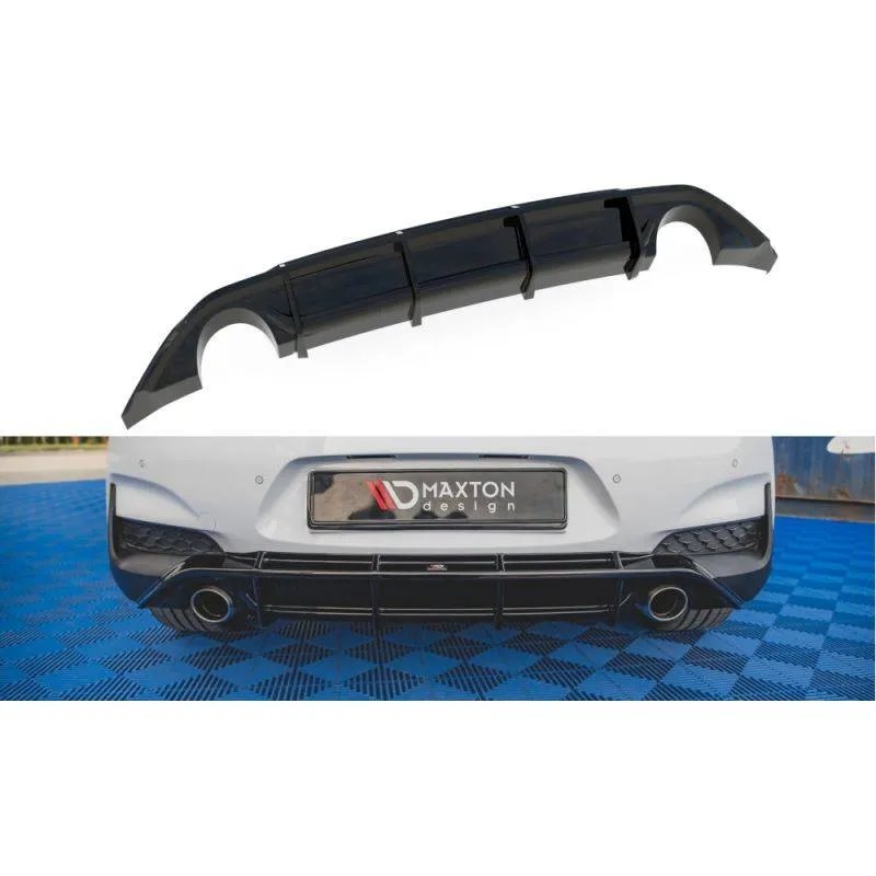 Maxton - Diffuseur Arrière Complet V.3 Hyundai I30 N Mk3 Hatchback Noir Brillant
