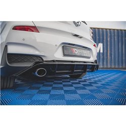 Maxton - Diffuseur Arrière Complet V.3 Hyundai I30 N Mk3 Hatchback Noir Brillant