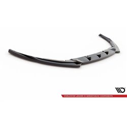 Maxton - Lame Du Pare-Chocs Avant V.5 Ford Focus ST Mk3 Facelift Noir Brillant