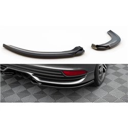 Maxton - Lames De Pare-Chocs Arrière Latérales V.2 Ford Focus ST Mk3 Facelift Noir Brillant
