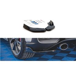 Maxton - Lames De Pare-Chocs Arrière Latérales V.4 Hyundai I30 N Mk3 Hatchback Noir Brillant