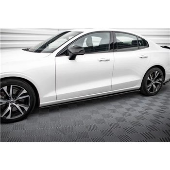 Maxton - Rajouts Des Bas De Caisse V.2 Volvo S60/V60 R-Design Mk3 Noir Brillant