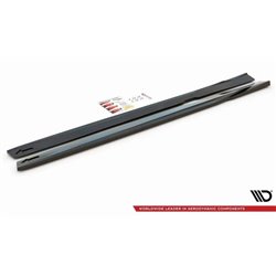 Maxton - Rajouts Des Bas De Caisse V.1 Volvo S60/V60 R-Design Mk3 Noir Brillant