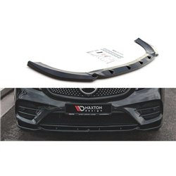 Maxton - Lame Du Pare-Chocs Avant V.1 Mercedes-Benz V-Class AMG-Line W447 Noir Brillant