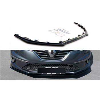 Maxton - Lame Du Pare-Chocs Avant Renault Megane Mk.4 GT-Line Noir Brillant