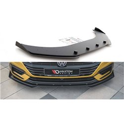 Maxton - Street Pro Lame Du Pare-Chocs Avant Volkswagen Arteon R-Line Sedan / Shooting Brake Mk1 Noir + Rabats Brillant