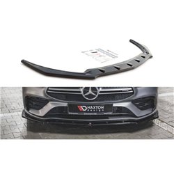 Maxton - Lame Du Pare-Chocs Avant V.2 Mercedes-AMG CLA 35 Aero C118 Noir Brillant