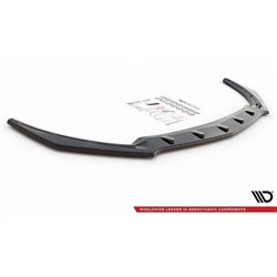 Maxton - Lame Du Pare-Chocs Avant V.2 Mercedes-AMG CLA 35 Aero C118 Noir Brillant
